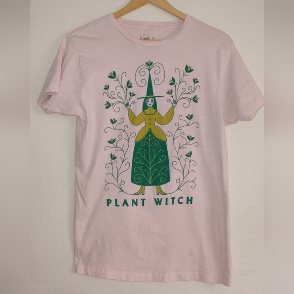 Plant Witch Witchy Halloween Y2K Forest Fairy Fairycore Hot Topic T Shirt Small - Picture 2 of 4